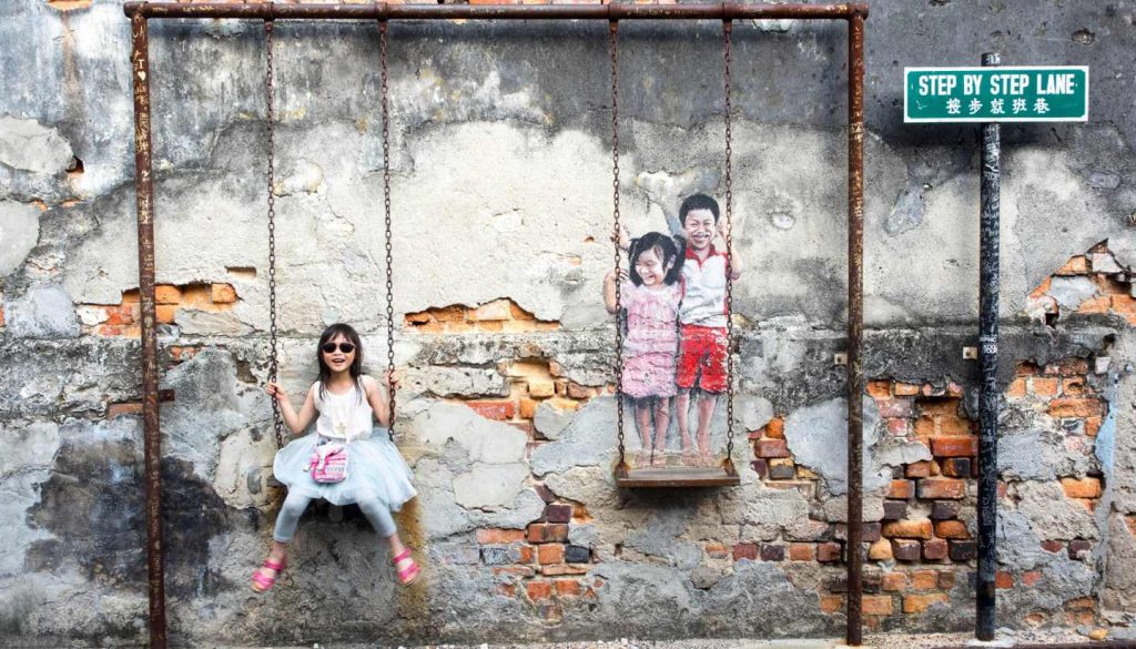 Street art in Penang, Malaysia